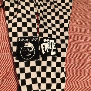 Mens punk rock shorts